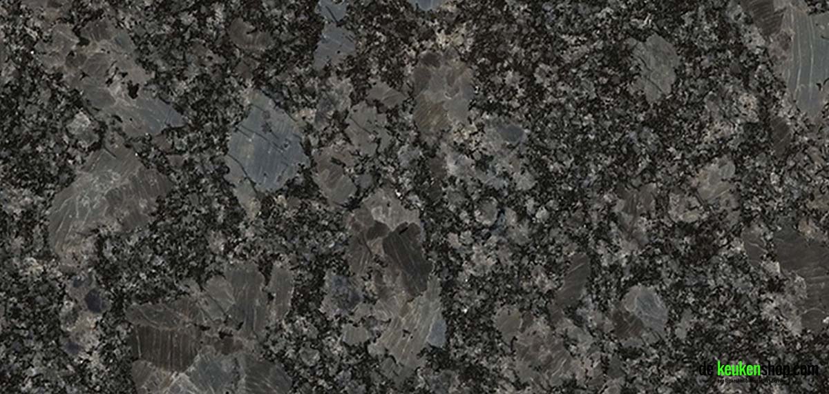 Ithaca magnifiek schoorsteen Natuursteen Graniet - De Keukenshop - Steel Grey_logo - De Keukenshop